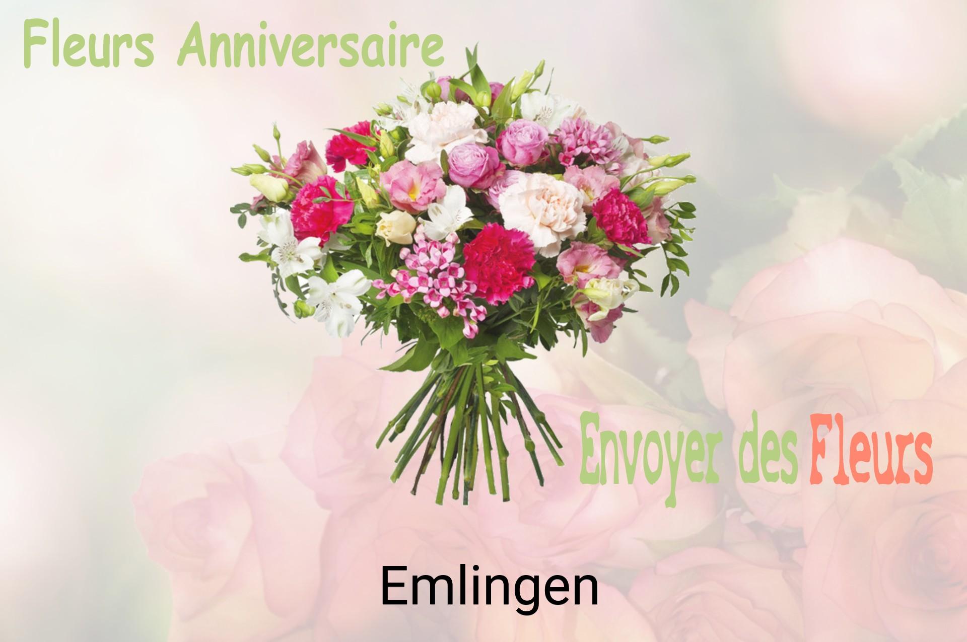 Bouquet de fleurs d’anniversaire livré à Emlingen