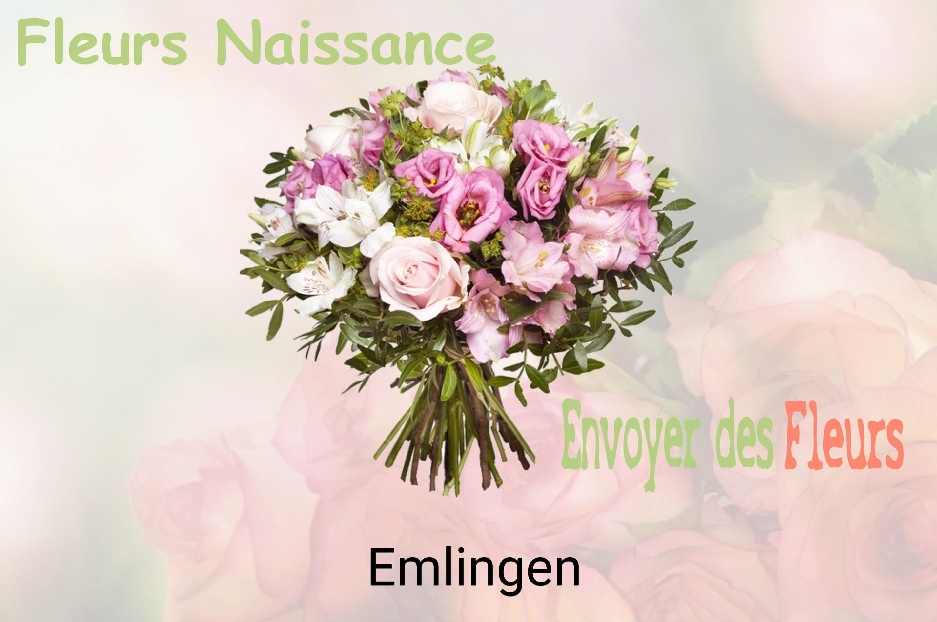 Bouquet de fleurs de naissance livré à Emlingen